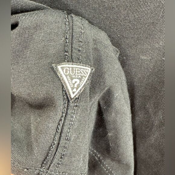 Guess Tee Men's Size Small Black Green Big Logo Short Sleeve Retro Old School - Picture 6 of 6